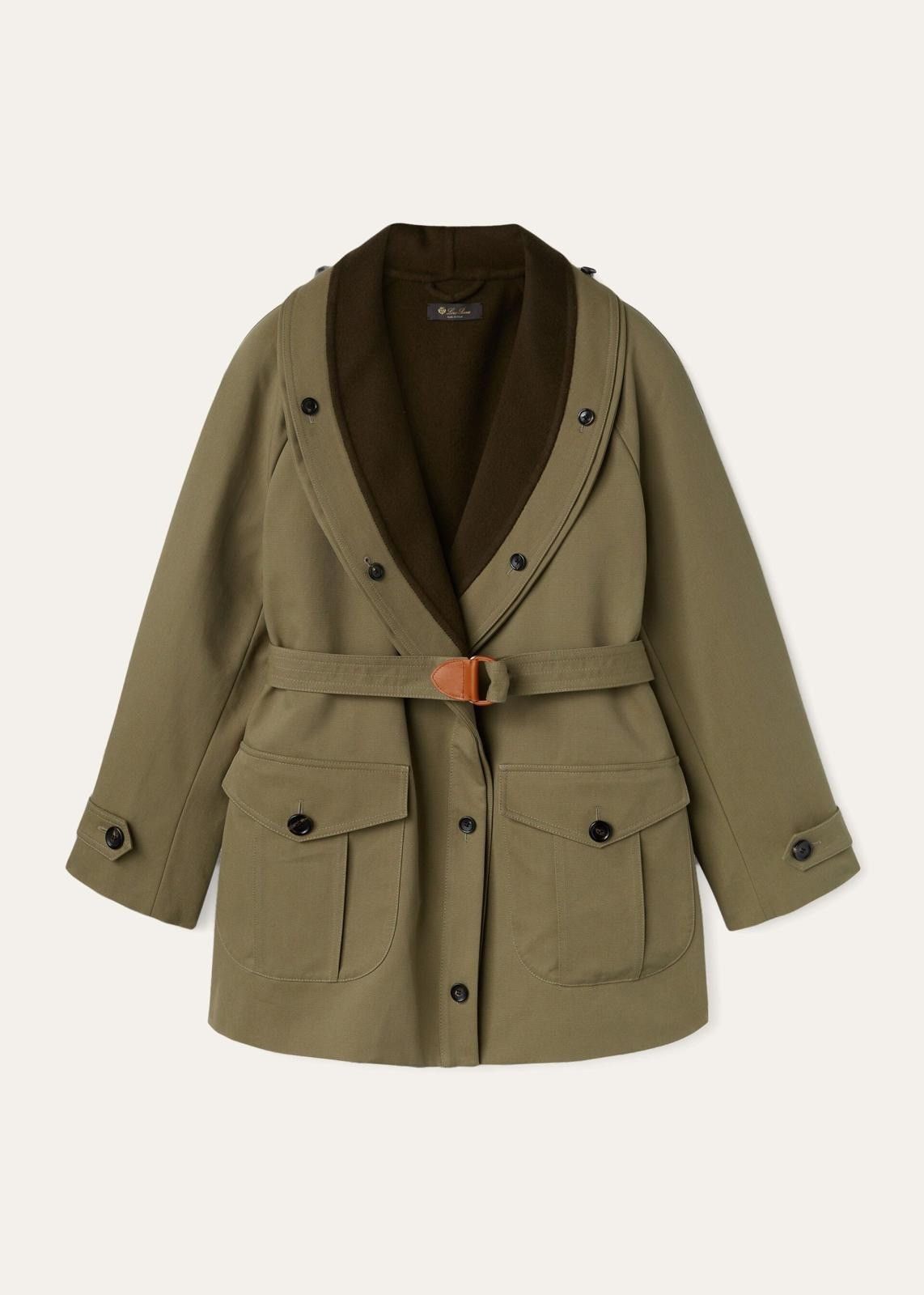 o1srvl11e0126 FAN1024 Rayan Jacket in Olive Green