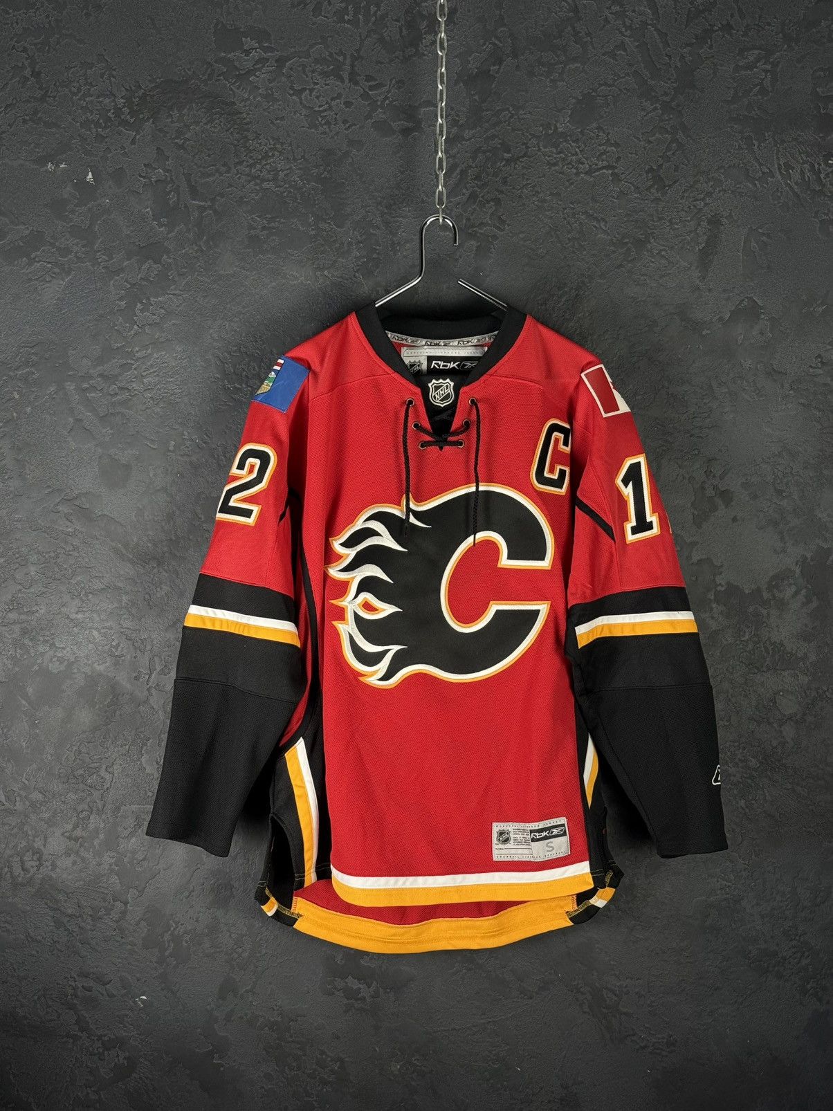 Reebok Vintage Rebook NHL Calgary Flames #12 Jarome Iginla Jersey Size US S / EU 44-46 / 1 - 4 Thumbnail
