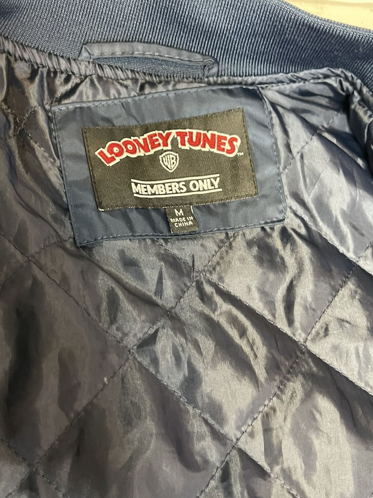 Warner Bros Warner Bros Looney Tunes Members Only Jacket Sz M Size US M / EU 48-50 / 2 - 8 Thumbnail