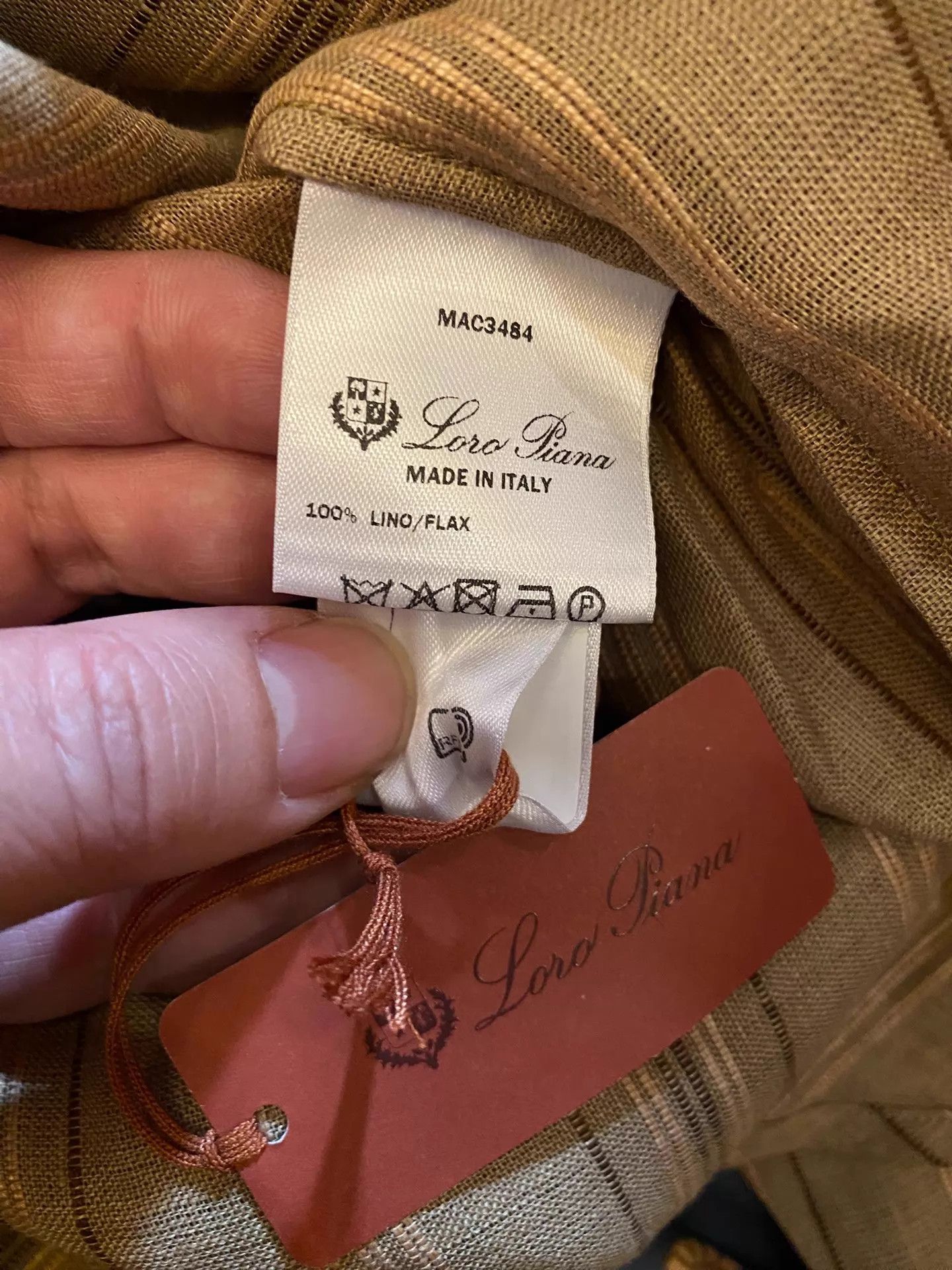 Loro Piana Loro Piana x Beckham New 100% Linen Men's Shirt S Size US S / EU 44-46 / 1 - 8 Thumbnail