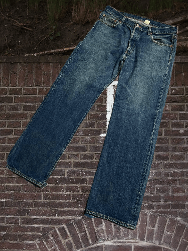 Levi's × Vintage Vintage CRAZY Faded Levi's 501 Denim Jeans Size US 36 / EU 52 - 1 Thumbnail