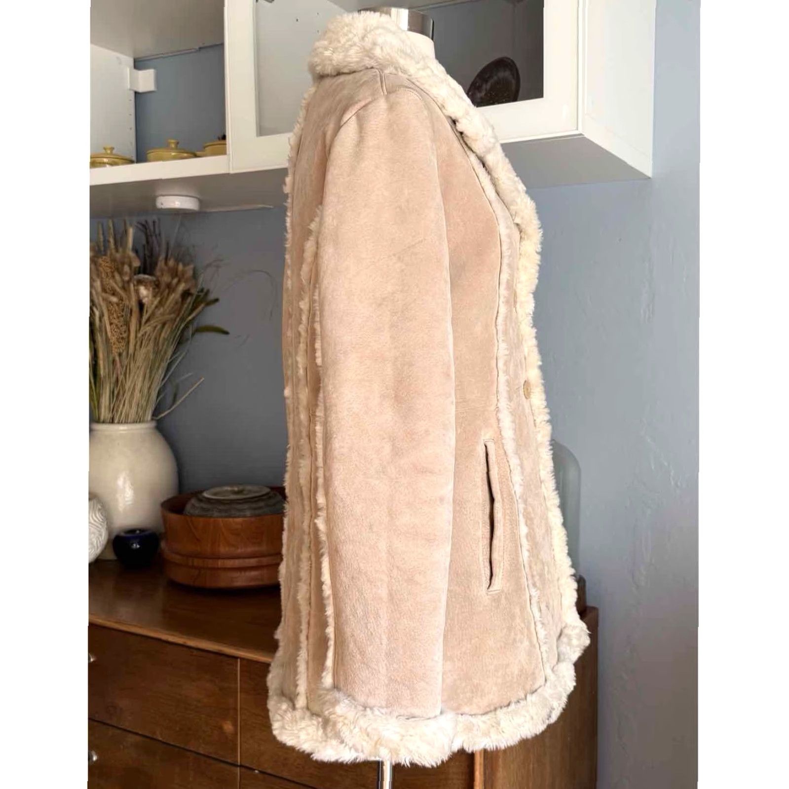 Vintage VINTAGE Wilsons Leather Suede Coat Jacket Maxima Leather Faux Fur Shearling Penny Lane M Size M / US 6-8 / IT 42-44 - 3 Thumbnail