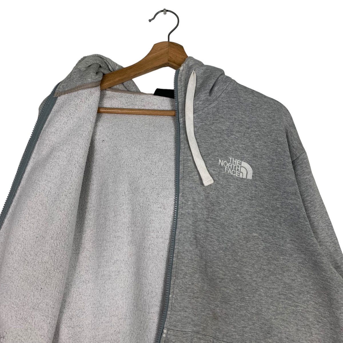 The North Face THE NORTH FACE Embroidery Big Logo Zipper Hoodies #0596-C28 Size US L / EU 52-54 / 3 - 10 Thumbnail