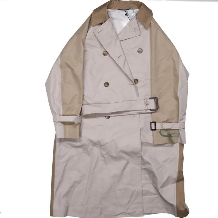 Max Mara WEEKEND MaxMara Color-Blocked Trench Coat 0079 Size M / US 6-8 / IT 42-44 - 1 Thumbnail