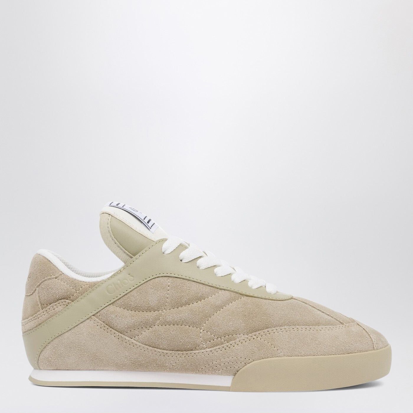 Chloe Chloe Chloe Kick Pale Khaki Suede Sneakers Size US 10 / IT 40 - 1 Thumbnail
