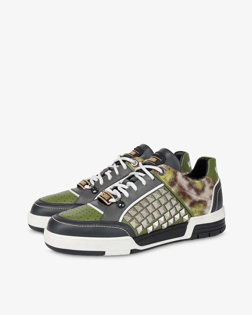 Moschino o1y0225 Low-Top Sneakers in Multicolor Size US 10 / EU 43 - 4 Thumbnail