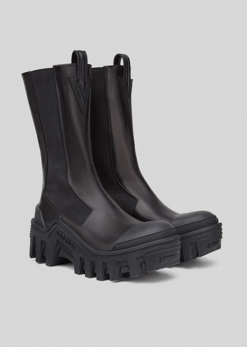 Versace o1y0226 Ankle Boots in Black Size US 7 / IT 37 - 4 Thumbnail