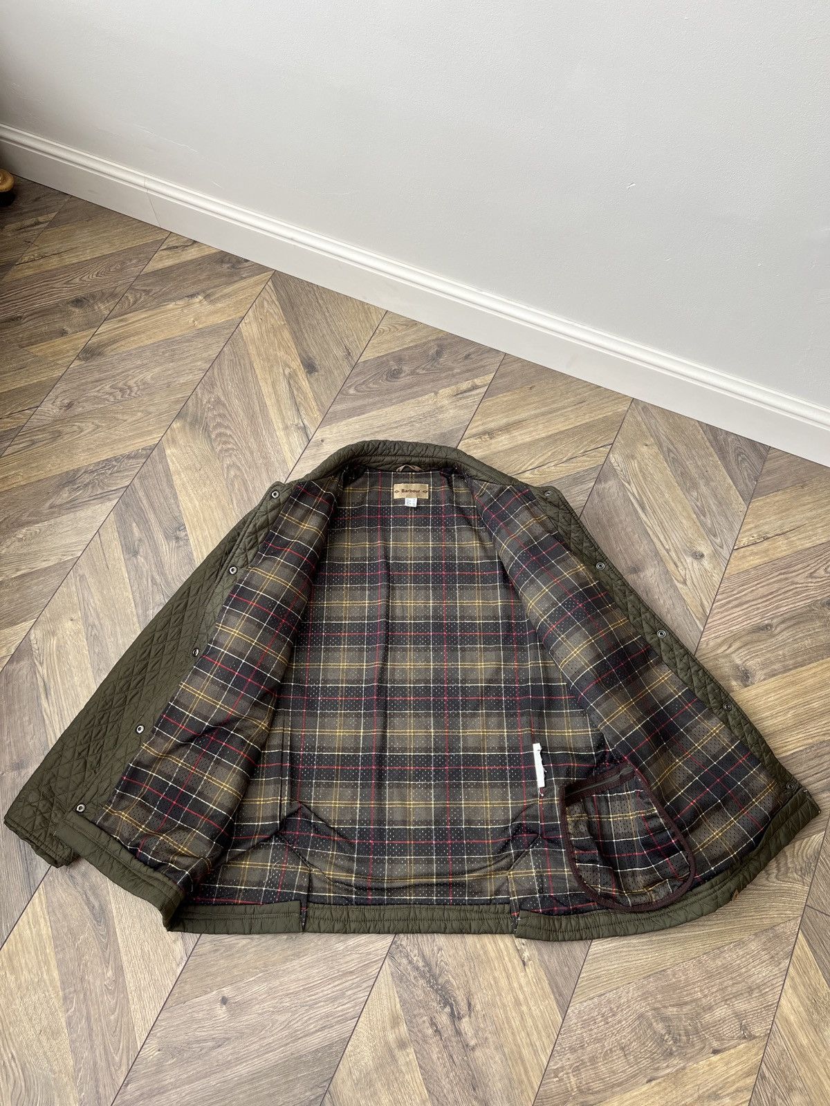 Barbour × Vintage Barbour Vintage Womens Tailored Quilted Jacket Size M / US 6-8 / IT 42-44 - 10 Thumbnail