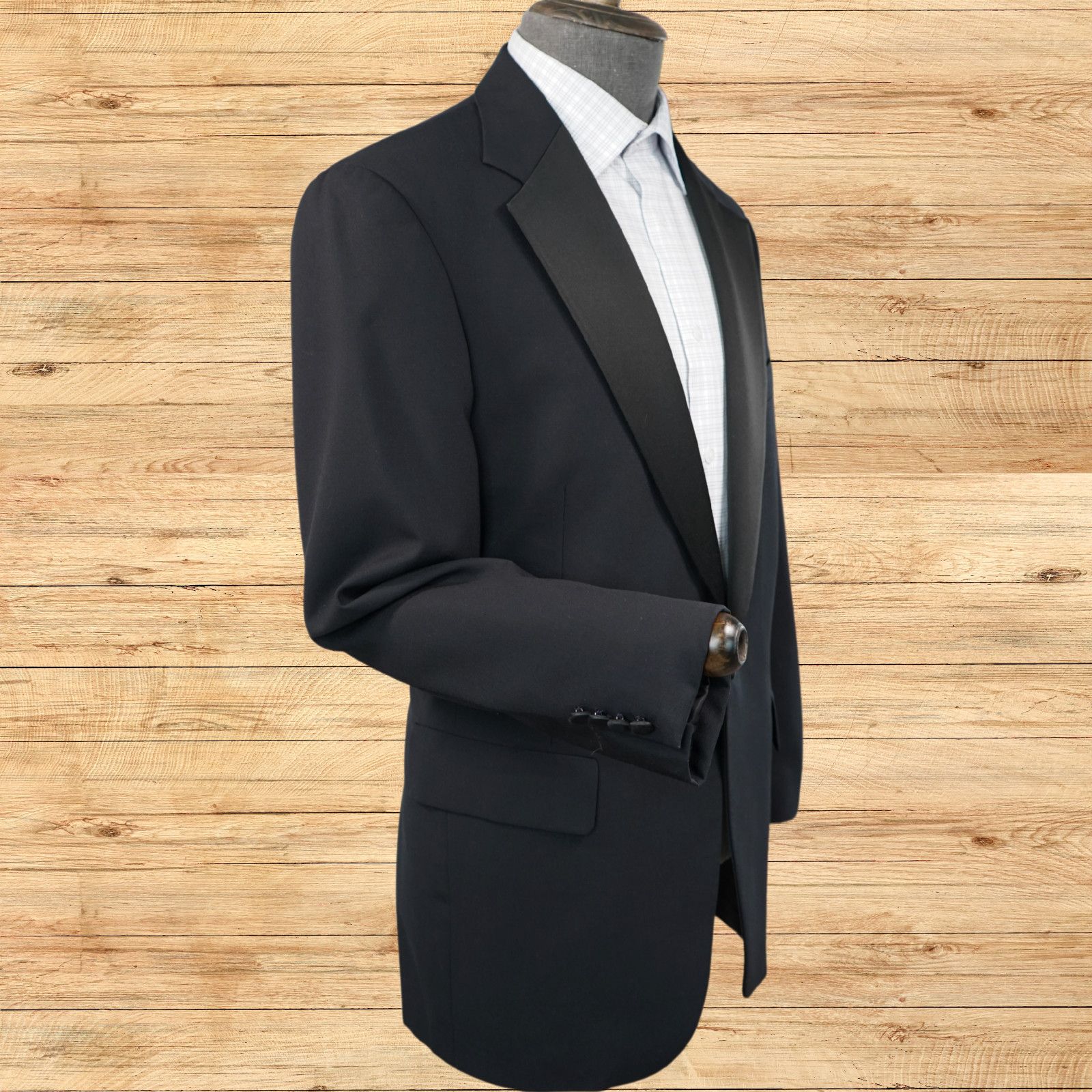 Ralph Lauren Vintage Chaps Ralph Lauren Tuxedo Jacket Mens 42R USA Made Size 42R - 2 Thumbnail
