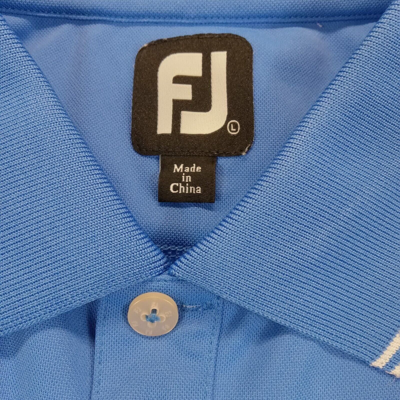 Footjoy FootJoy Polo Shirt L Blue Sportswear Short Sleeve 3 Button Size US L / EU 52-54 / 3 - 5 Thumbnail