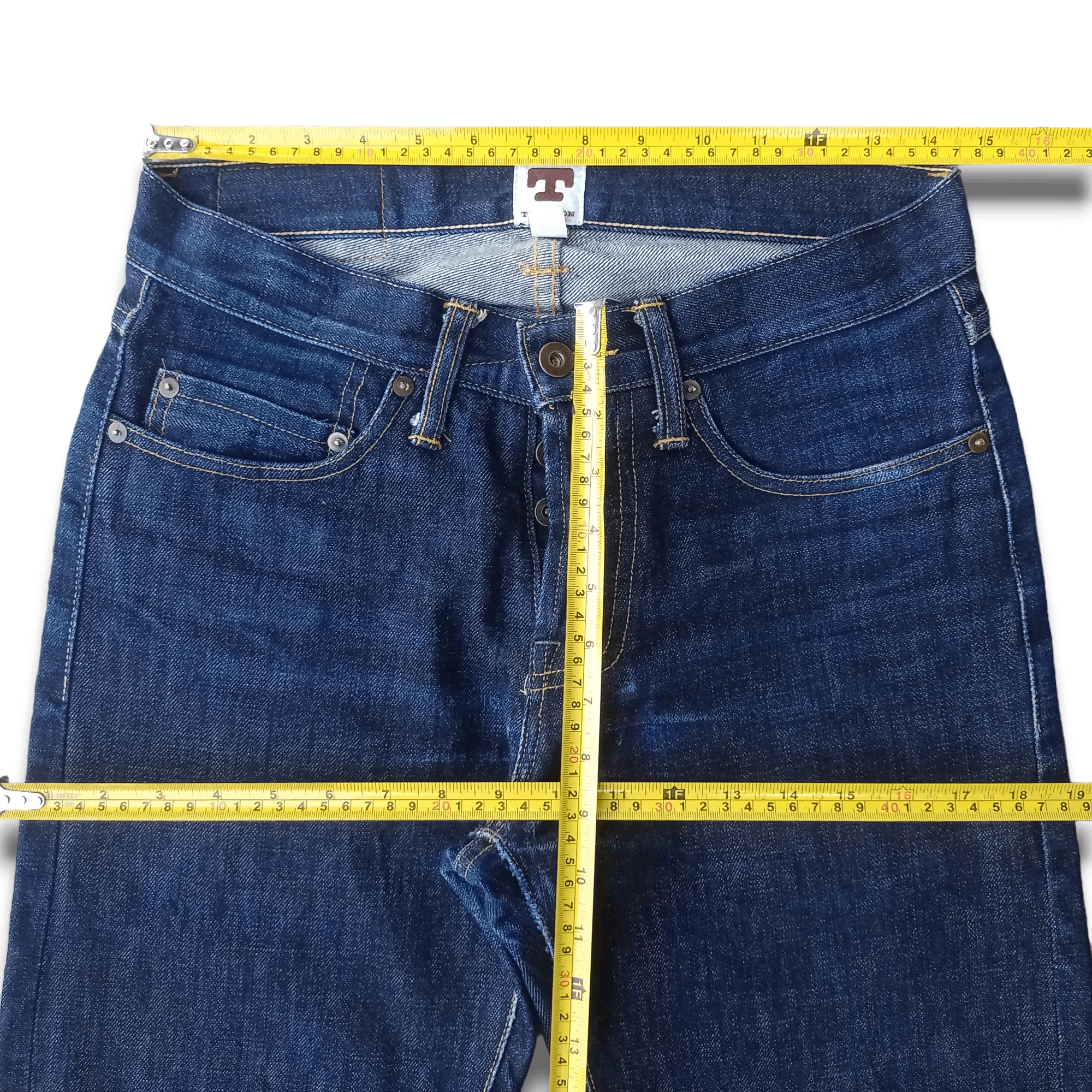 Tellason Vintage USA TELLASON Sheffield Selvedge Loose Jeans Size US 29 - 8 Thumbnail