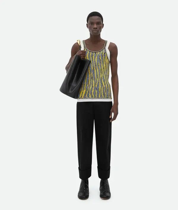 Bottega Veneta o1lv12m1024 Cotton Pants in Black Size US 36 / EU 52 - 4 Thumbnail