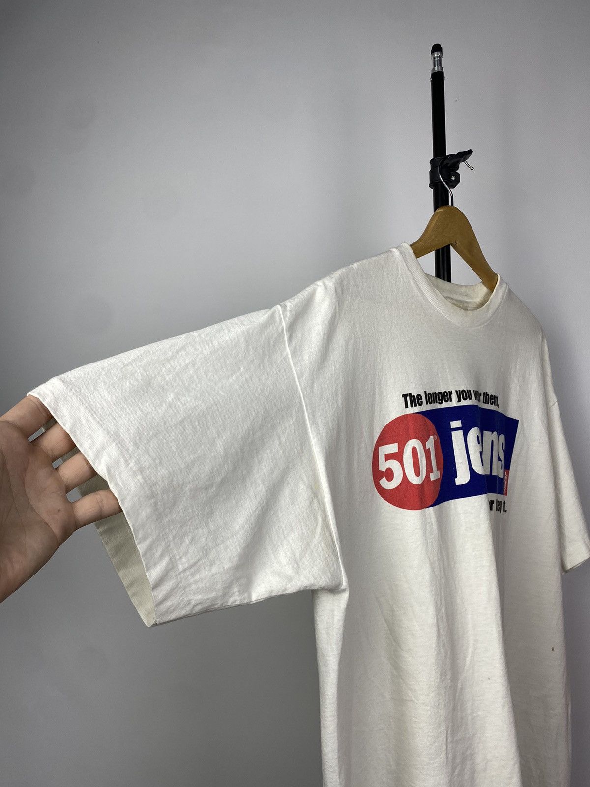 Levi's × Levi's Vintage Clothing Vintage 1990s Levi’s 501 T shirt mens Large tee Rare Size US M / EU 48-50 / 2 - 12 Thumbnail