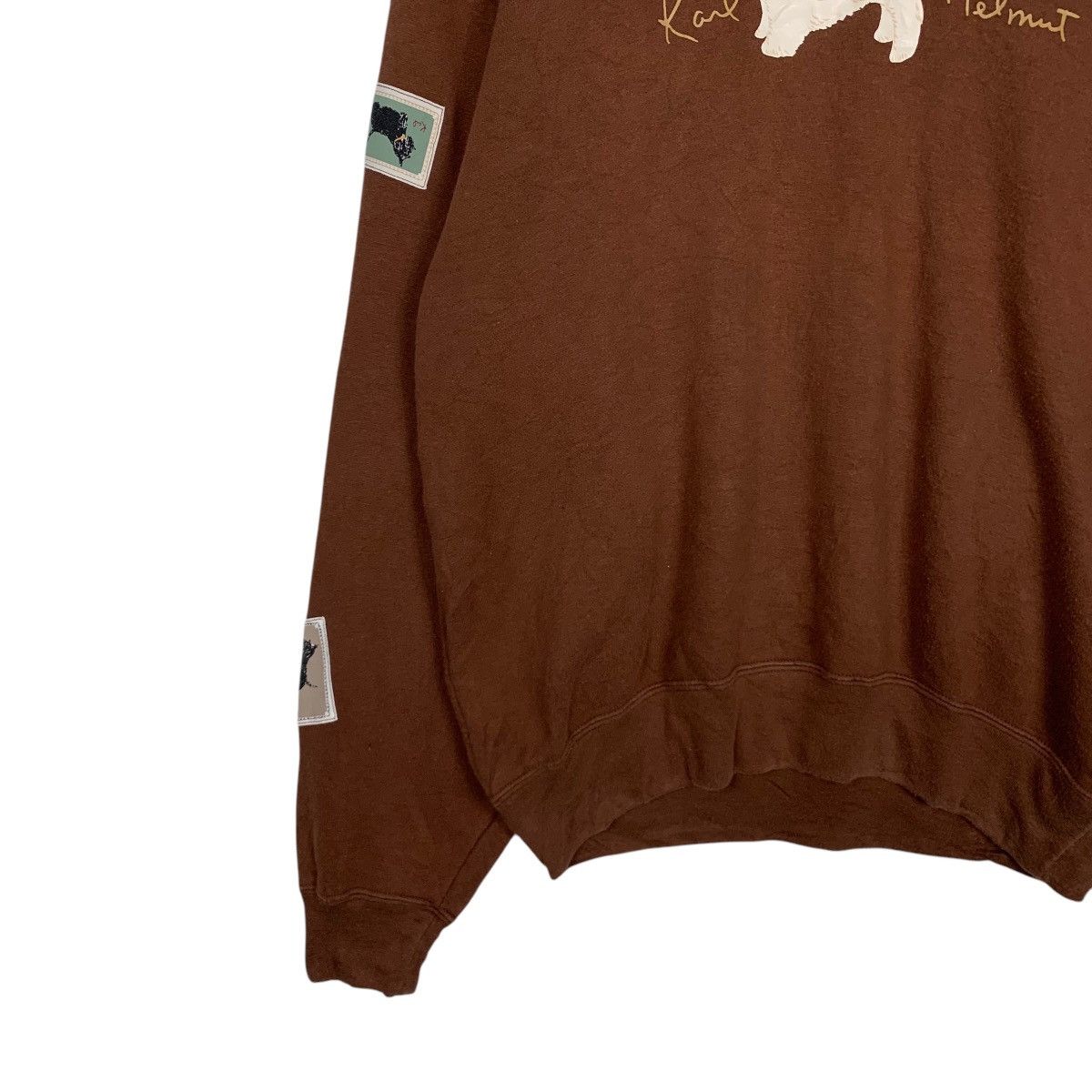 Karl Helmut KARL HELMUT Puppies Logo Crewneck Sweatshirts #1908-C83 Size US M / EU 48-50 / 2 - 3 Thumbnail