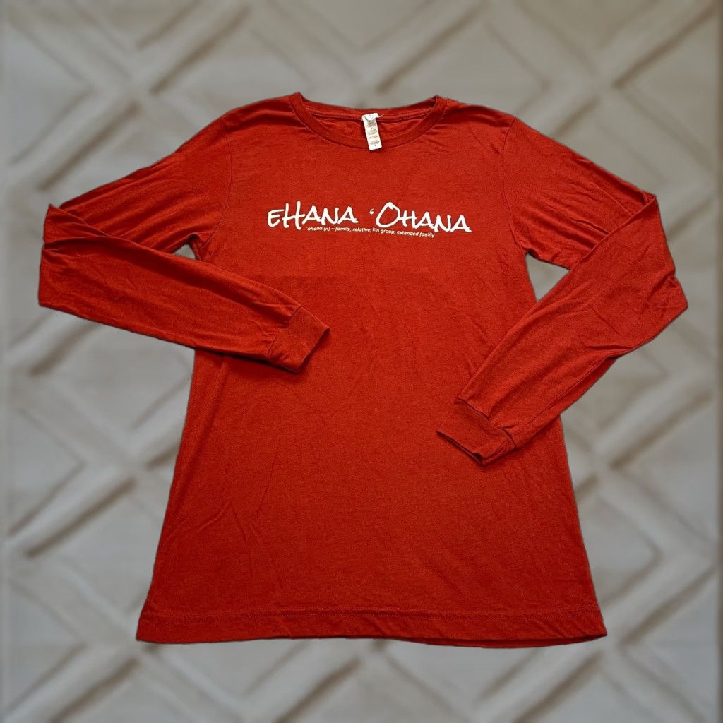 Vintage Bella + Canvas Shirt Unisex Adults S Orange Long Sleeve Crew Neck Hawaiian Logo 3001 Size US S / EU 44-46 / 1 - 1 Thumbnail