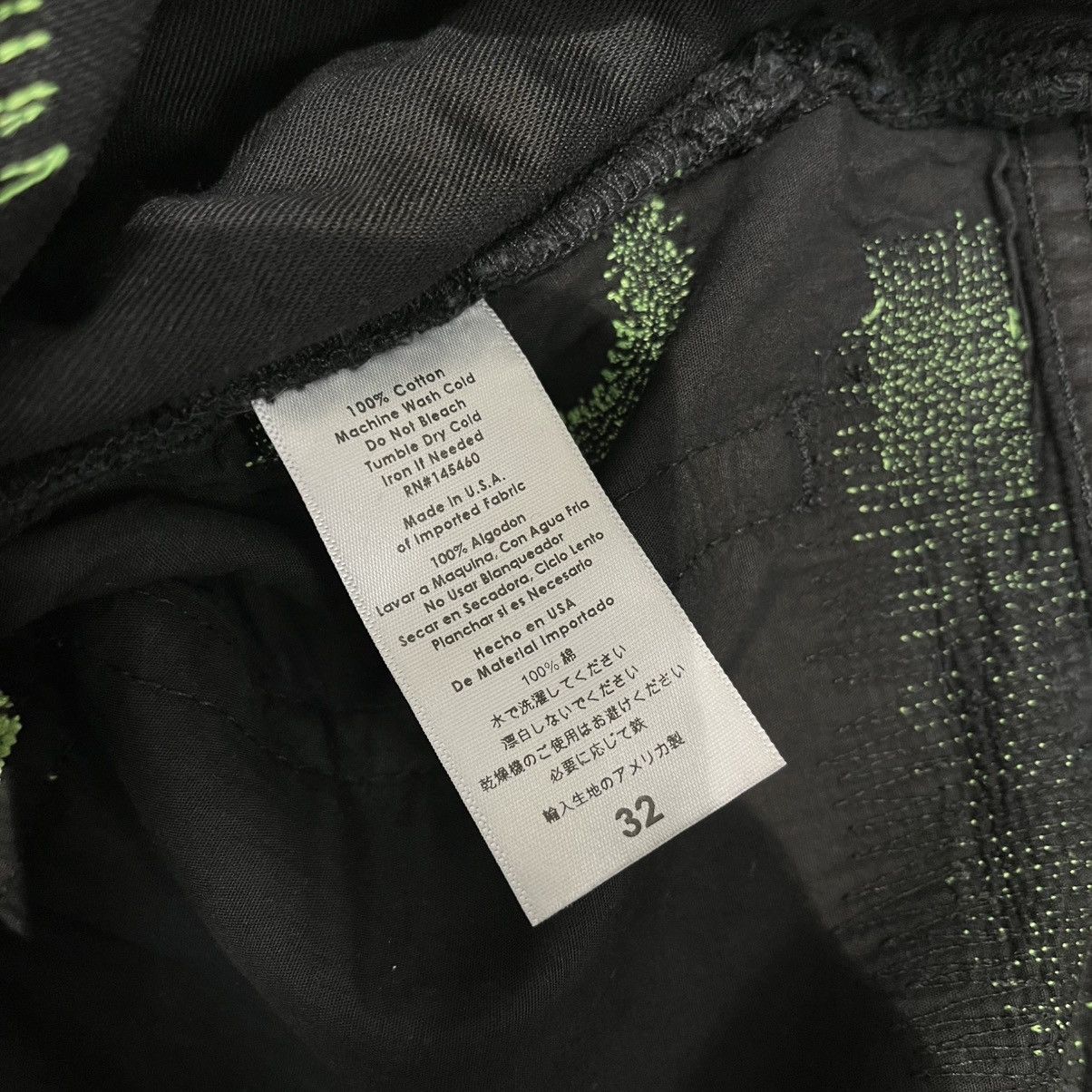 Endless Vlone x Endless Embroidered And Distressed Denim Jeans B/G Size US 32 / EU 48 - 8 Thumbnail