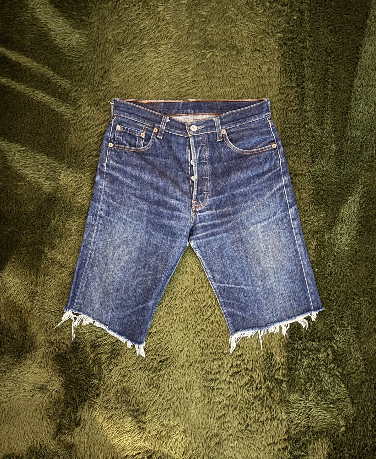 Levi's [W31] Levi’s 501XX Japan Release Cutoff Wash Denim Shorts Size US 31 - 1 Thumbnail