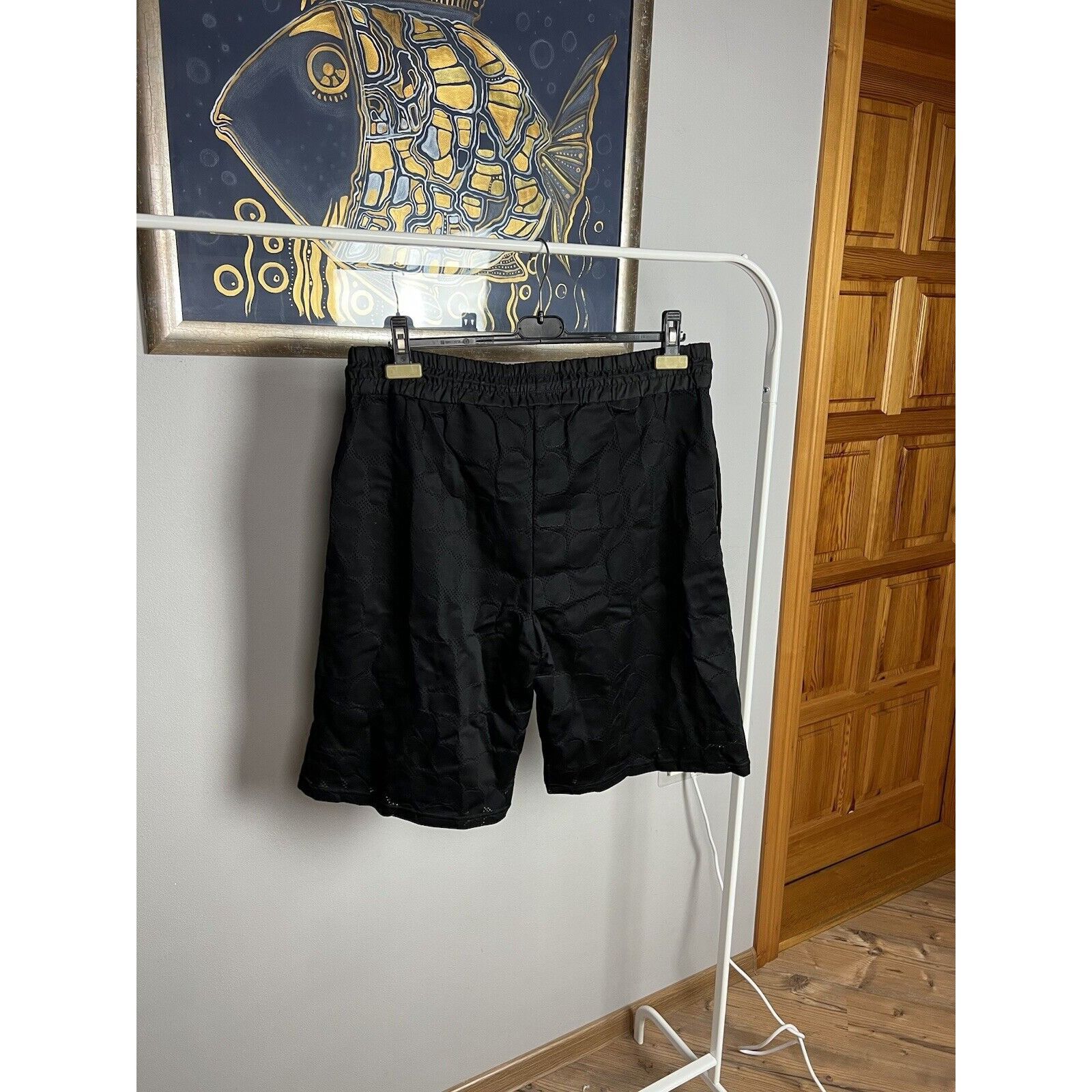 Alexander Wang × H&M MINT! Alexander Wang x H&M Black Patchwork Short Size M Size US 32 / EU 48 - 9 Thumbnail