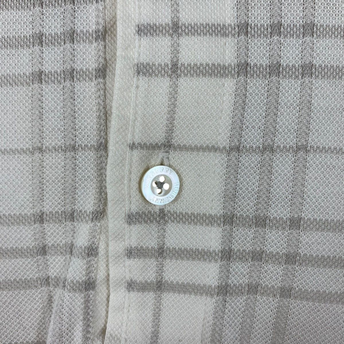 Burberry × Designer BURBERRY London nova check collar design polo tee Size US L / EU 52-54 / 3 - 6 Thumbnail