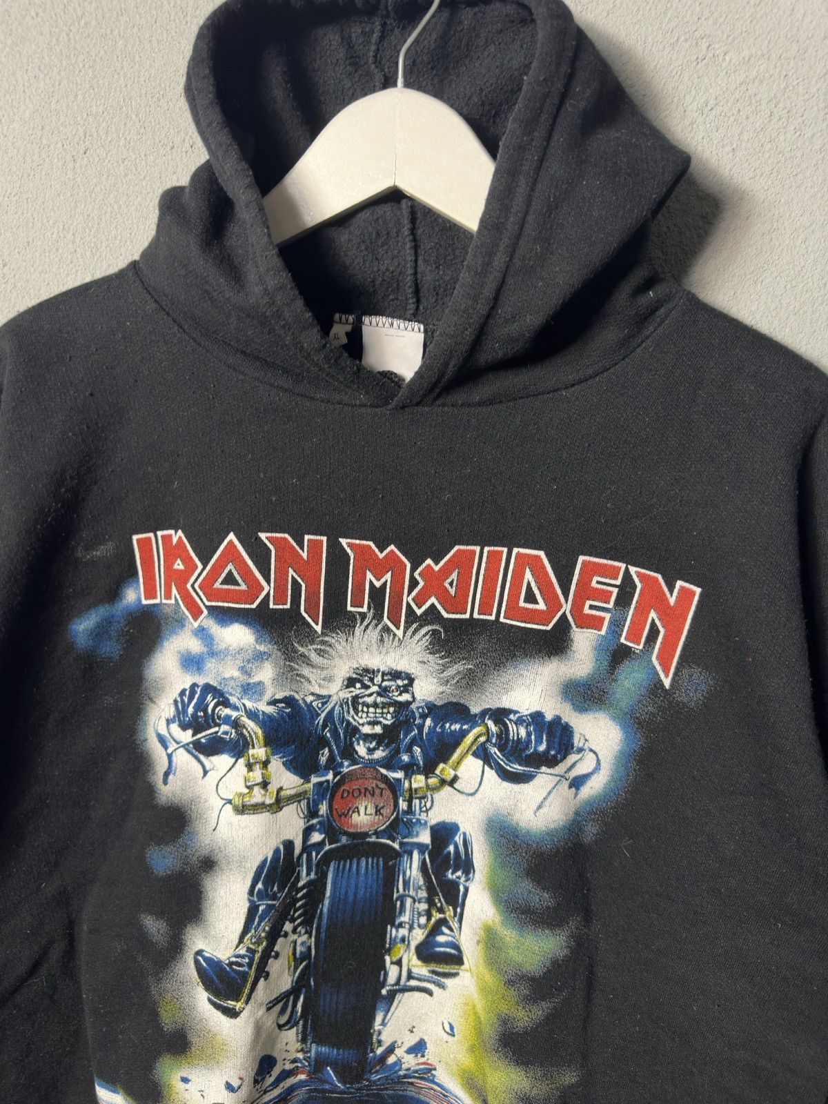 Band Tees Iron Maiden ©1989 Don't Walk Vintage 80s Rock Band Hoodie Size US L / EU 52-54 / 3 - 2 Thumbnail