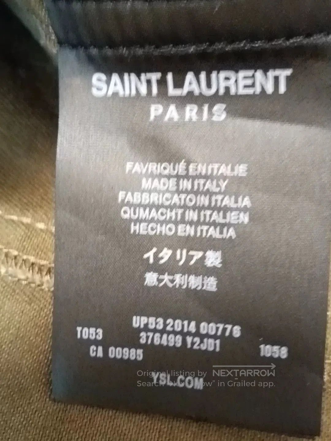Saint Laurent Paris Saint Laurent 2015SS Safari Jacket. Size US M / EU 48-50 / 2 - 3 Thumbnail