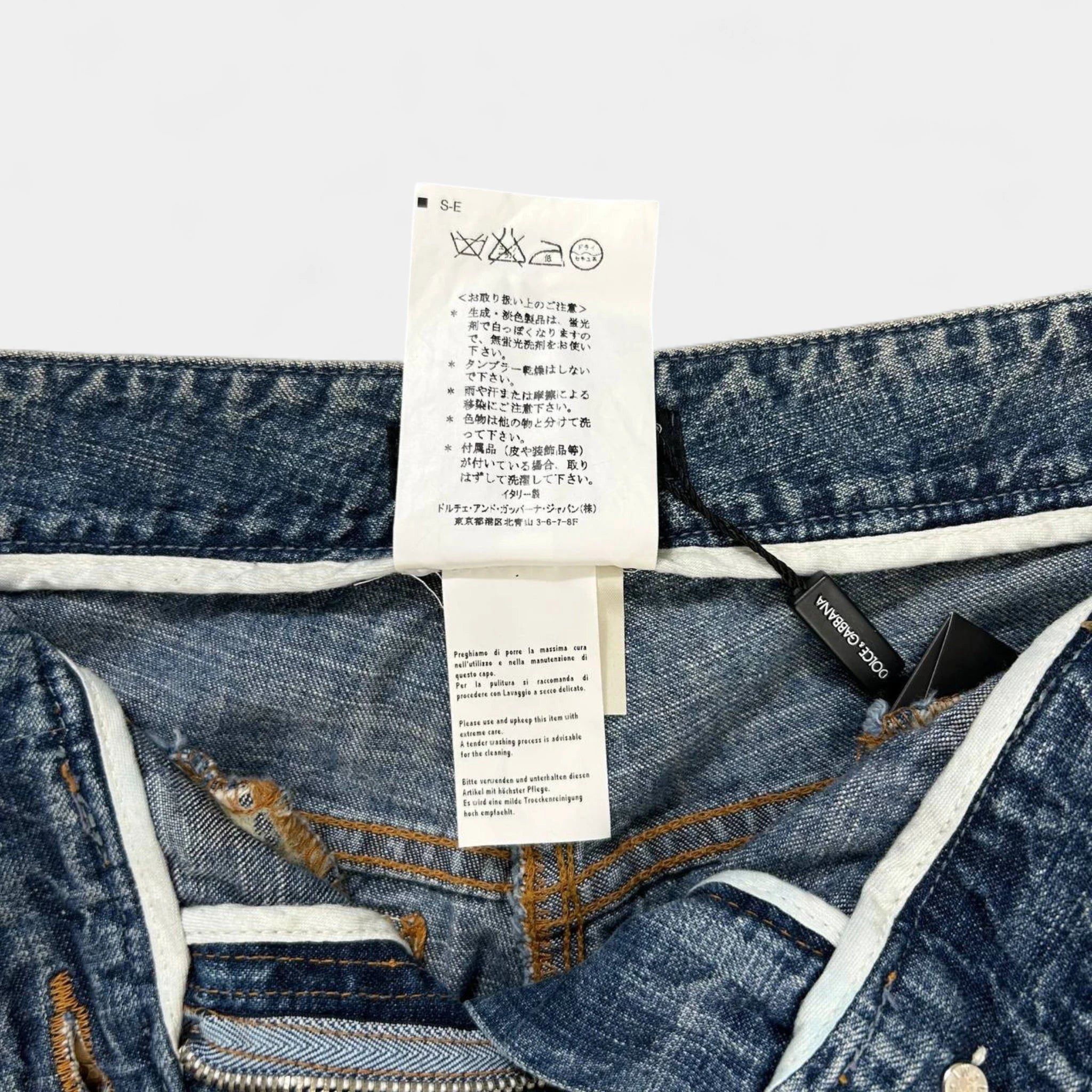 Dolce & Gabbana Dolce & Gabbana Geniune Python Light Blue Denim Pants Size US 29 - 7 Thumbnail