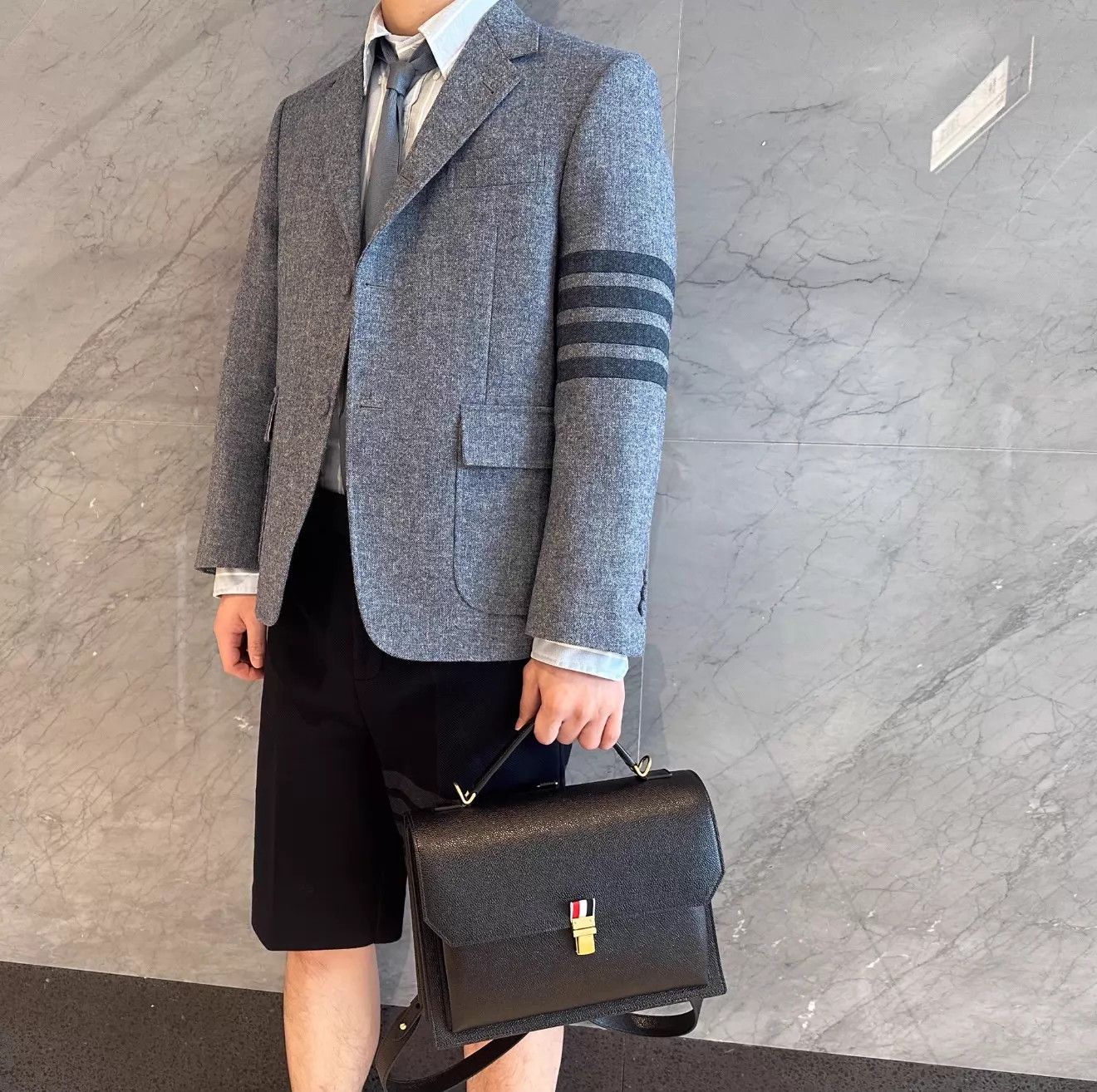 Thom Browne Thom Browne 4-Bar Slate Gray Suit Rare Size2 Size US M / EU 48-50 / 2 - 5 Thumbnail