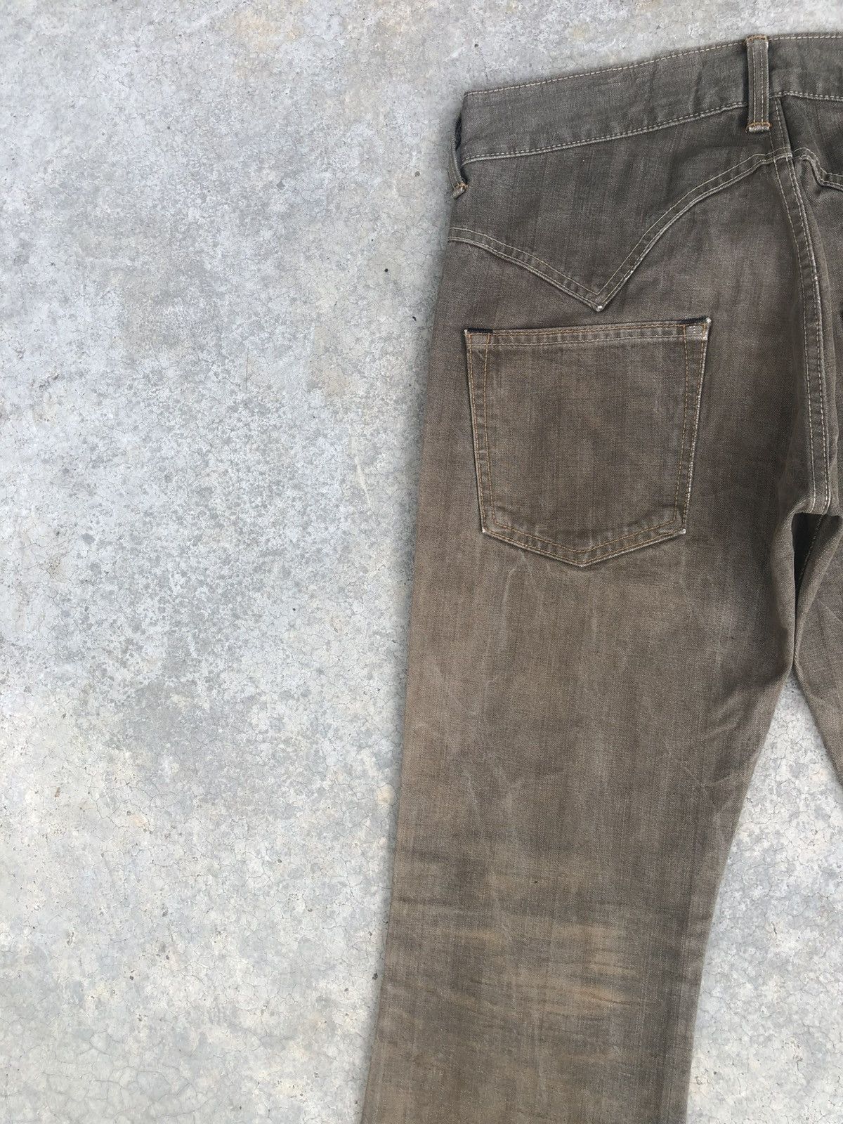 Who Decides War Edwin Flared Jeans Mudwash Distressed Jeans Size US 30 / EU 46 - 11 Thumbnail