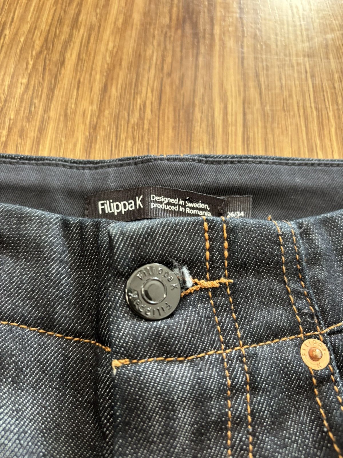 Filippa K Filippa K Dark Blue Straight Jeans Size 26/34 EU 34 Size 26" / US 2 / IT 38 - 4 Thumbnail