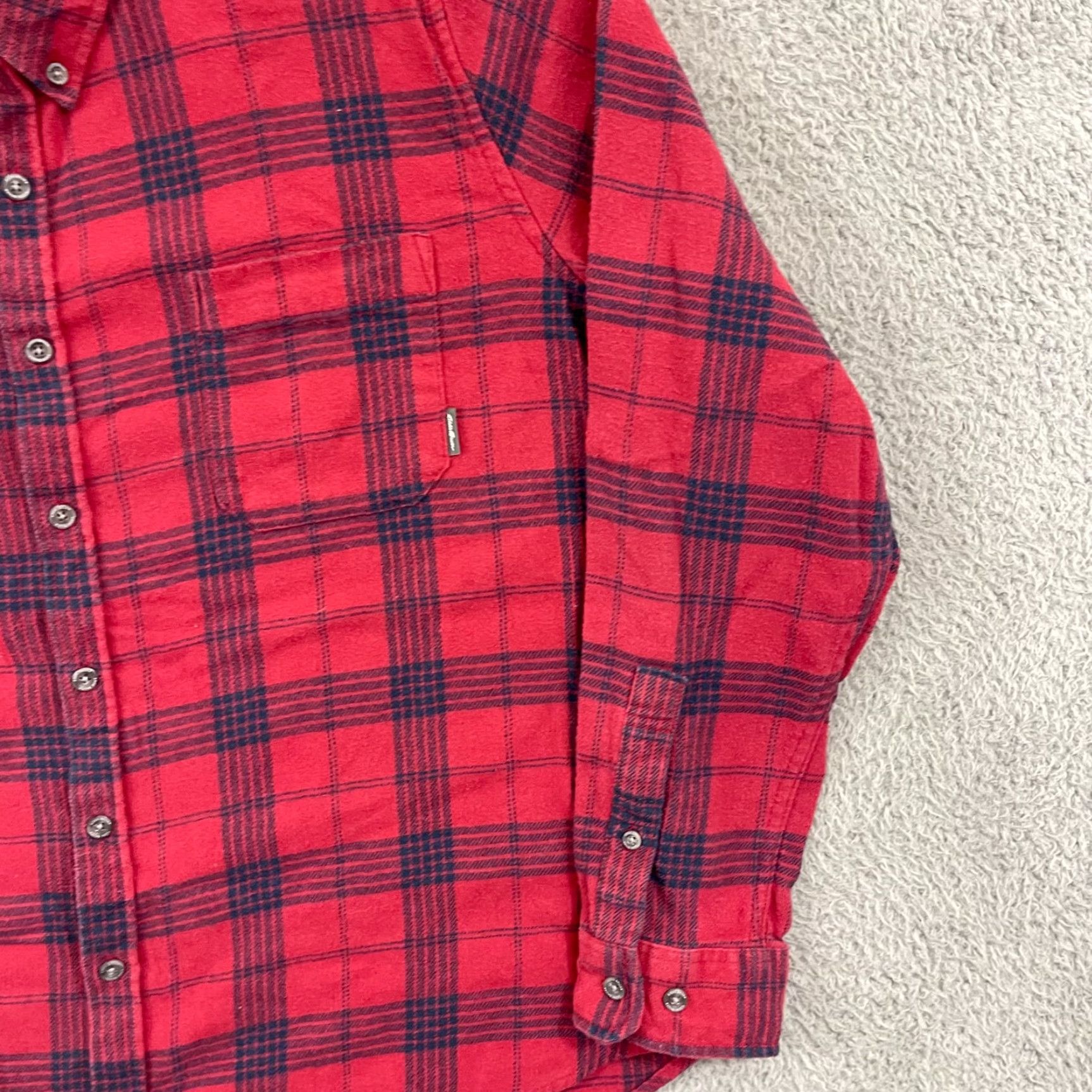 Eddie Bauer Eddie Bauer Shirt Mens 2XL Red Flannel Long Sleeve Plaid Relaxed Hiking Outdoor Size US XXL / EU 58 / 5 - 5 Thumbnail