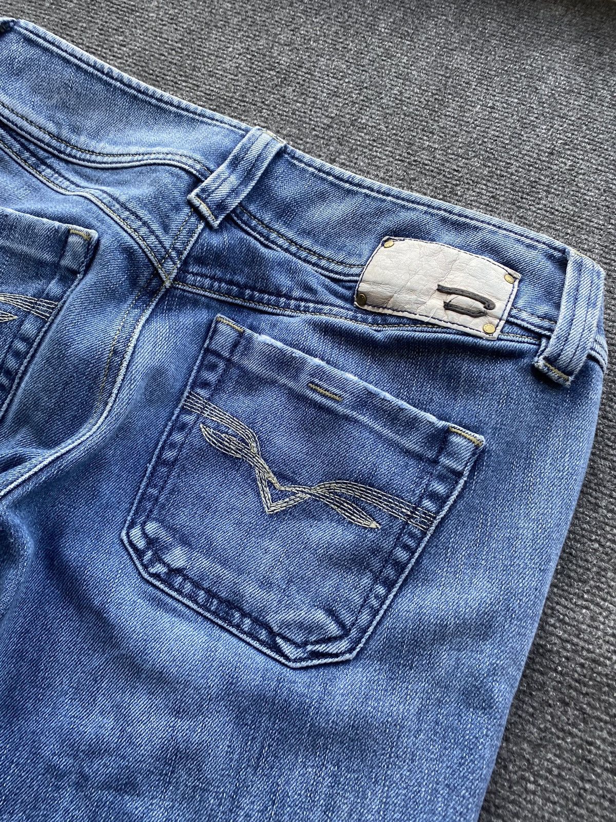 Diesel 🔥Opium Punk Diesel Blue Jeans Bootcut goth emo alt 29 Size 29" - 20 Thumbnail