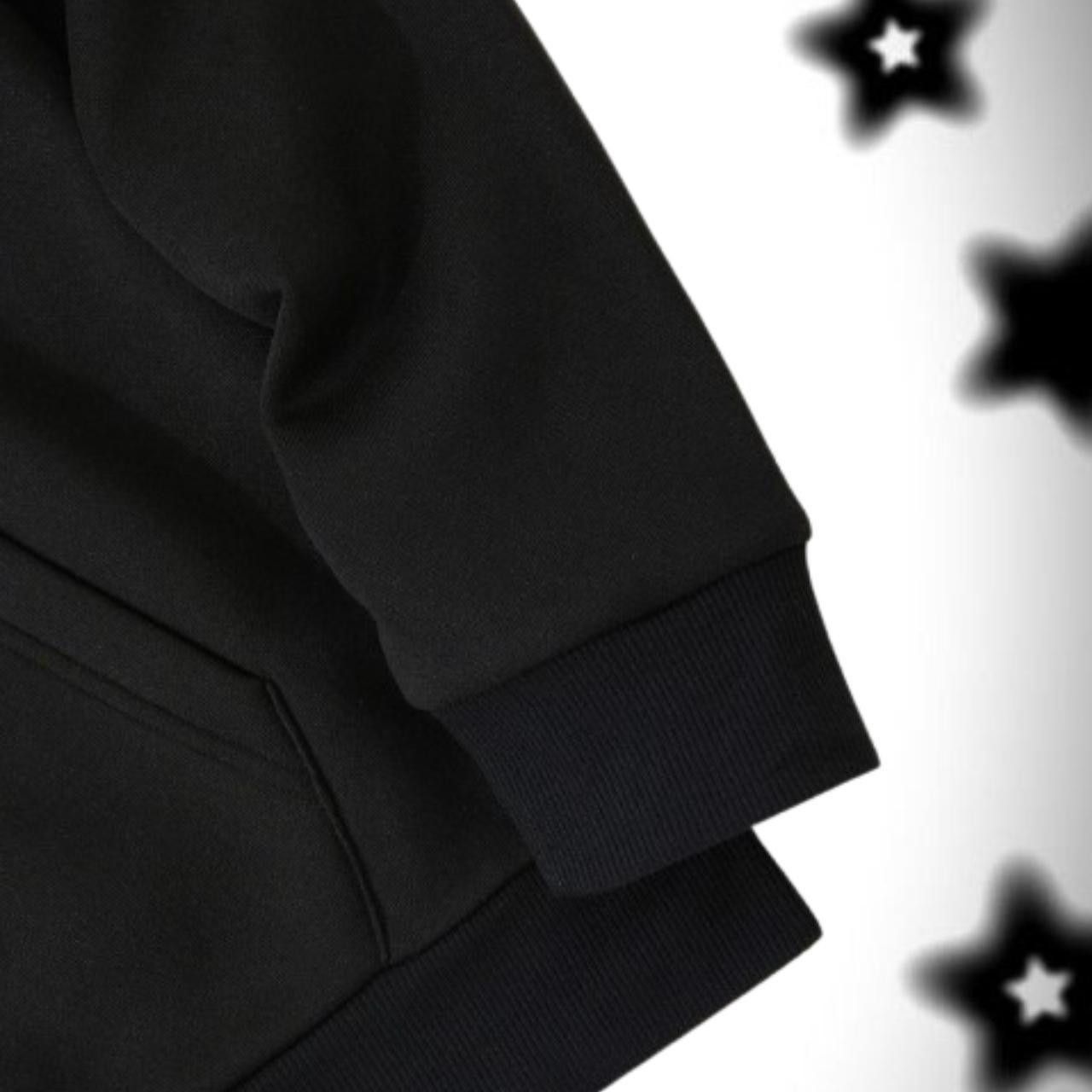 Other Brand New solid black Drawstring Thermal Hoodie Size S / US 4 / IT 40 - 4 Thumbnail