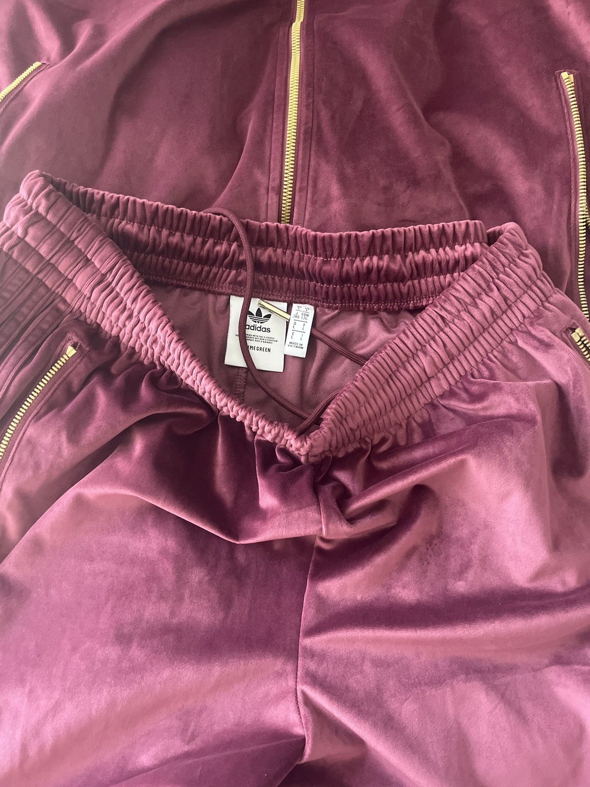 Adidas Adidas jump suit maroon suede Size US 34 / EU 50 - 6 Thumbnail