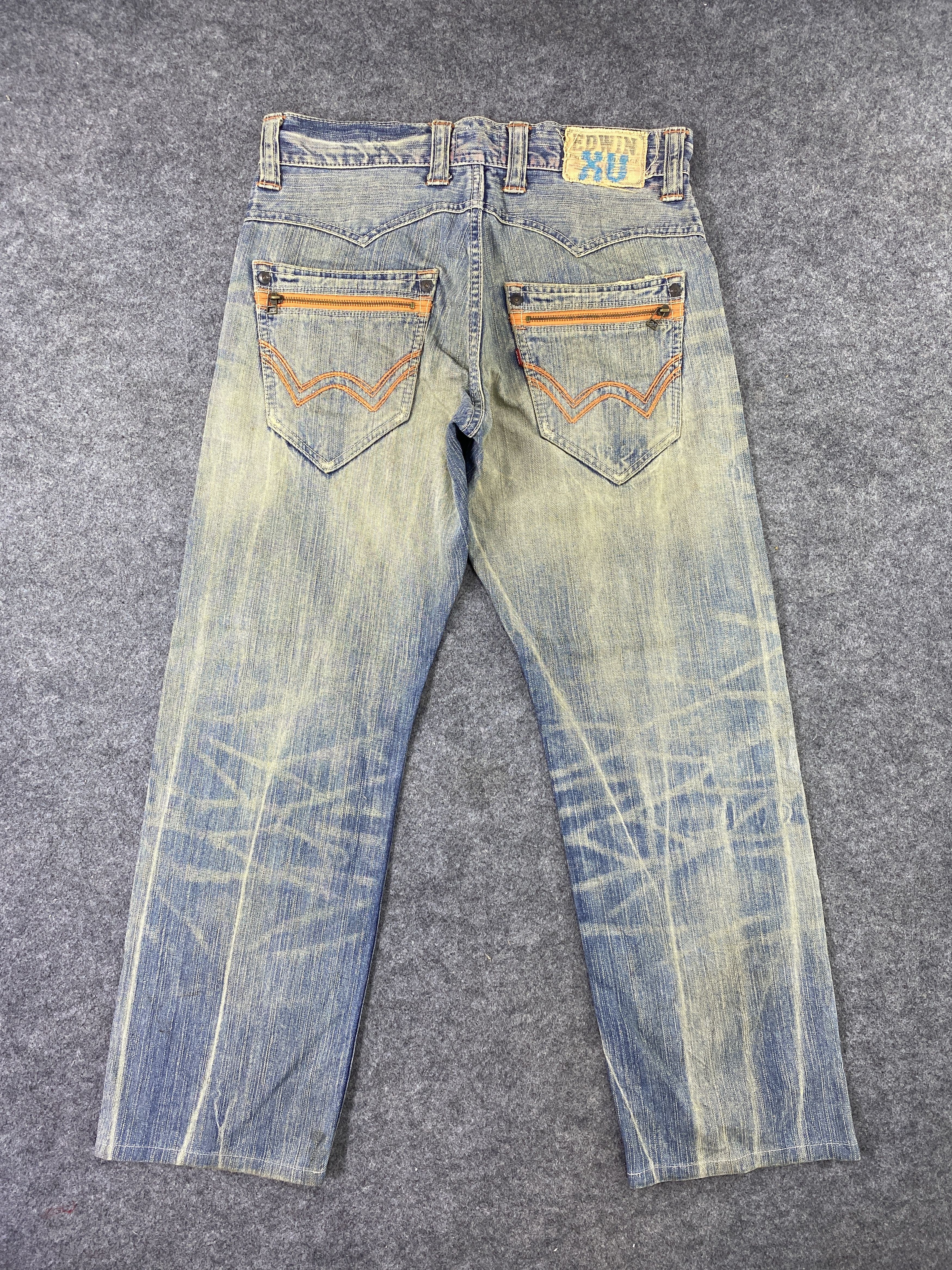Edwin Edwin XV Blue Wash Denim - J977 Size US 34 / EU 50 - 3 Thumbnail