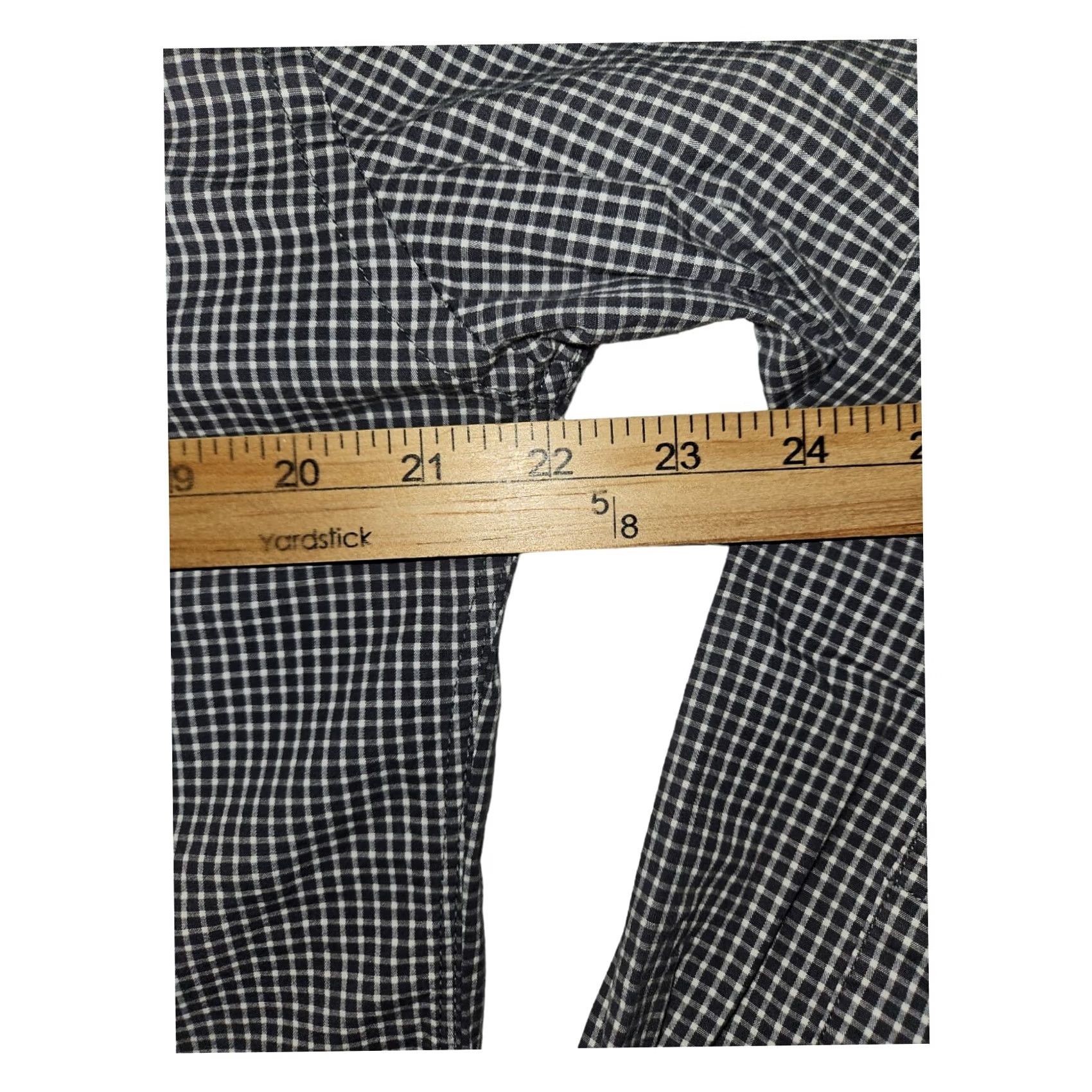 English Laundry English Laundry Shirt Mens 36 Gray Button Long Sleeve Men Check Embroidered Size US M / EU 48-50 / 2 - 3 Thumbnail