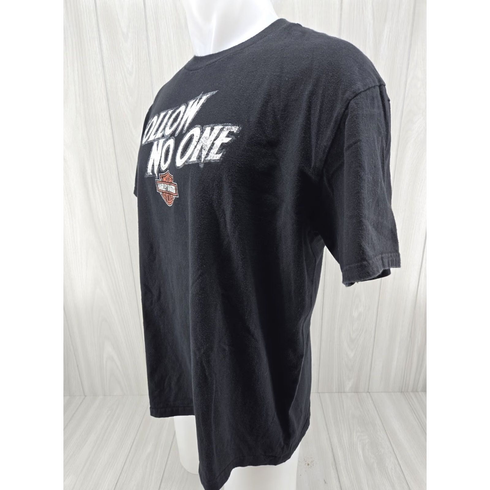 Harley Davidson Harley-Davidson Thundercreek Chattanooga TN T Shirt Mens XL Black 100% Cotton Size US XL / EU 56 / 4 - 5 Thumbnail