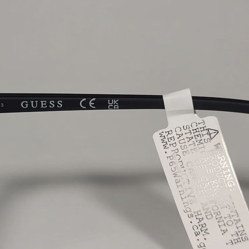 Guess Guess GF0222 91C Rectangular Sunglasses Matte Dark Blue Fra Size ONE SIZE - 5 Thumbnail