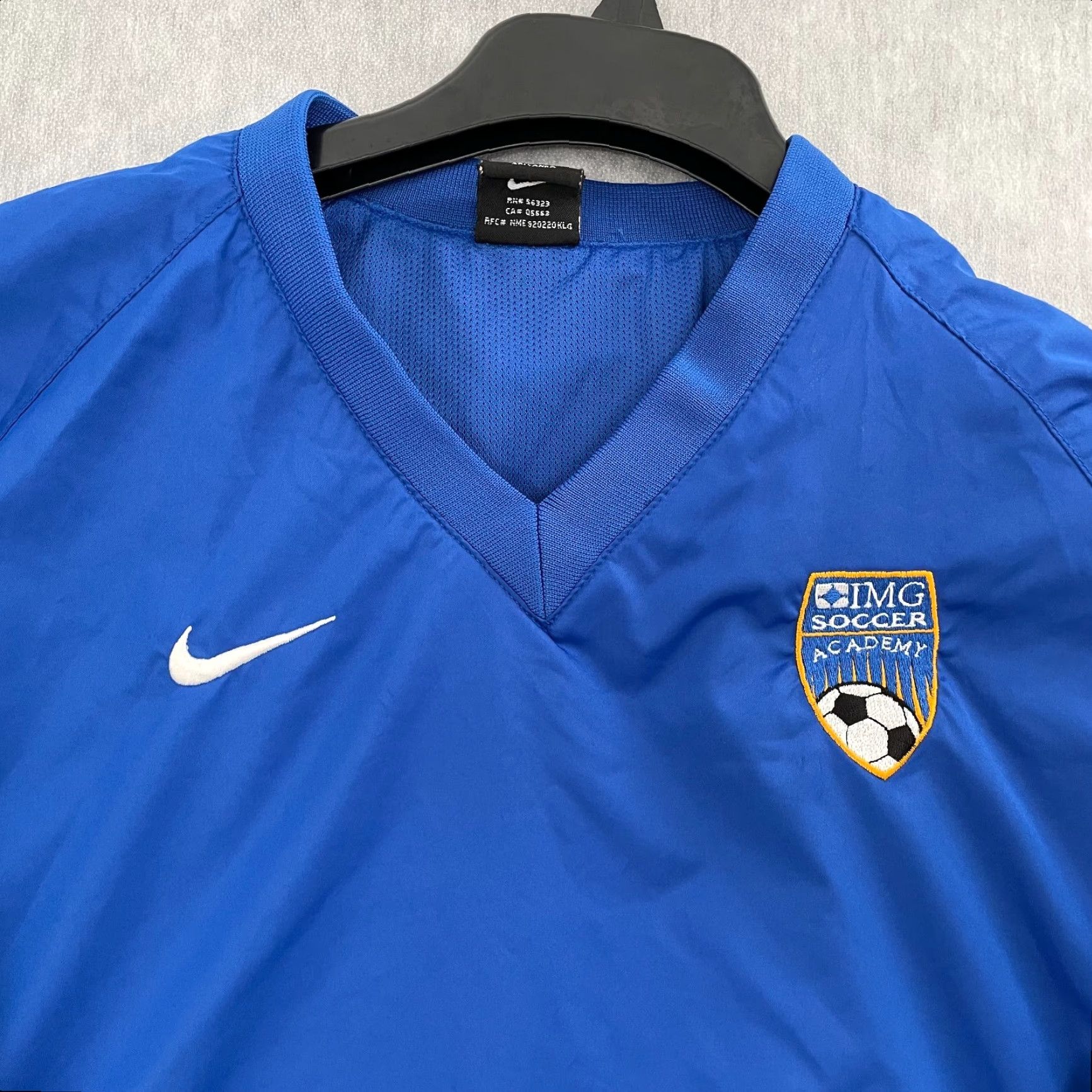 Nike Nike Team Windbreaker Soccer Academy IMG Lined Polyester Blue Small Adult Mens Jacket Pullover Band Collar Regular Size S Size US S / EU 44-46 / 1 - 3 Thumbnail