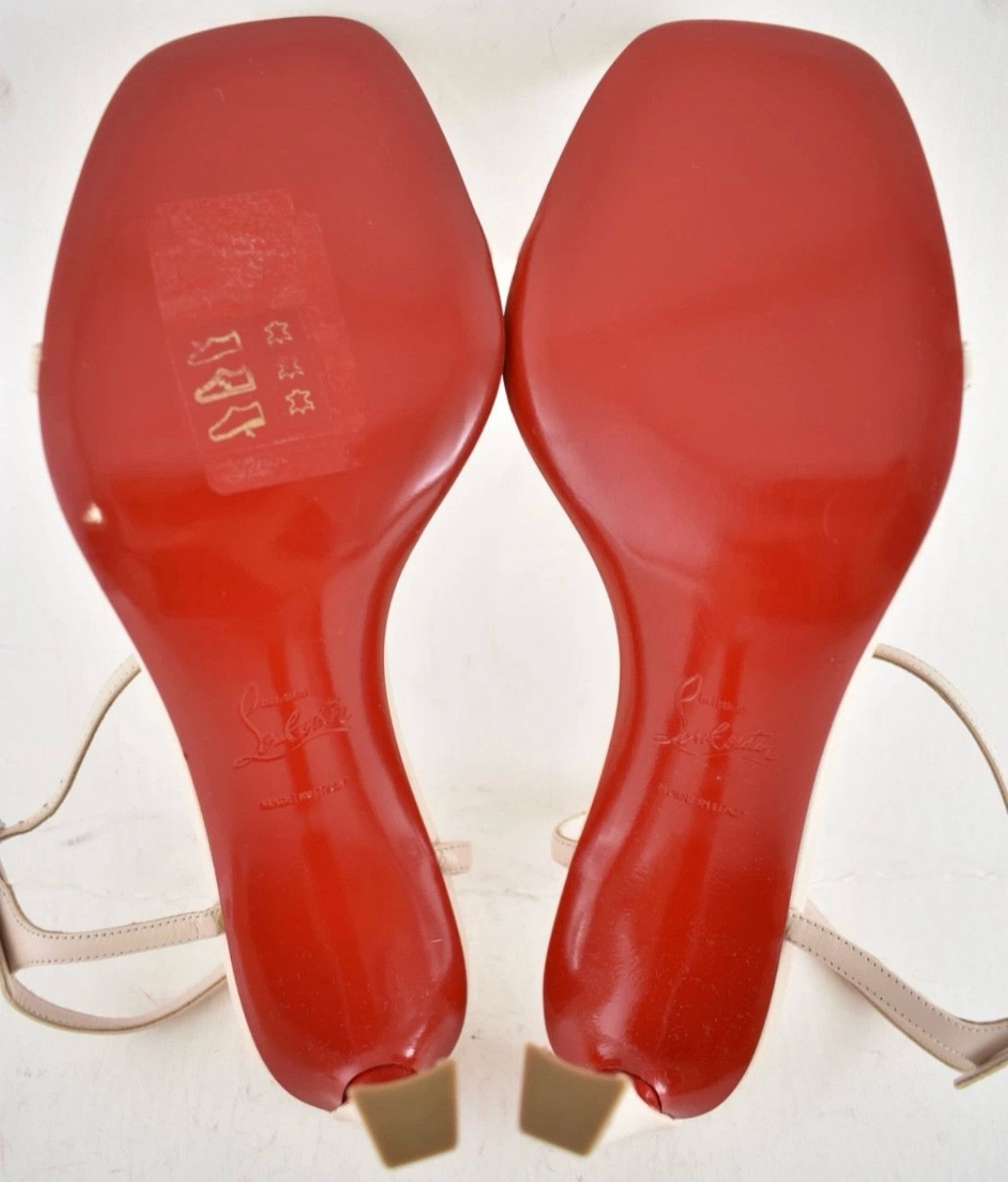 Christian Louboutin Condora Sandal 85 Leche White Pink Ankle Strap Heel Pump 42 Size US 12 / IT 42 - 17 Thumbnail