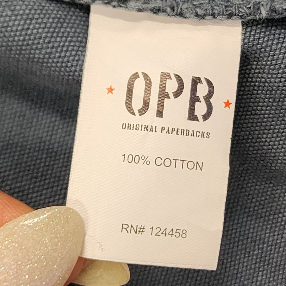 Original Paperbacks OPB Men's Slate Utilitarian Zip/Snap Front Corduroy Collar Size US M / EU 48-50 / 2 - 9 Thumbnail