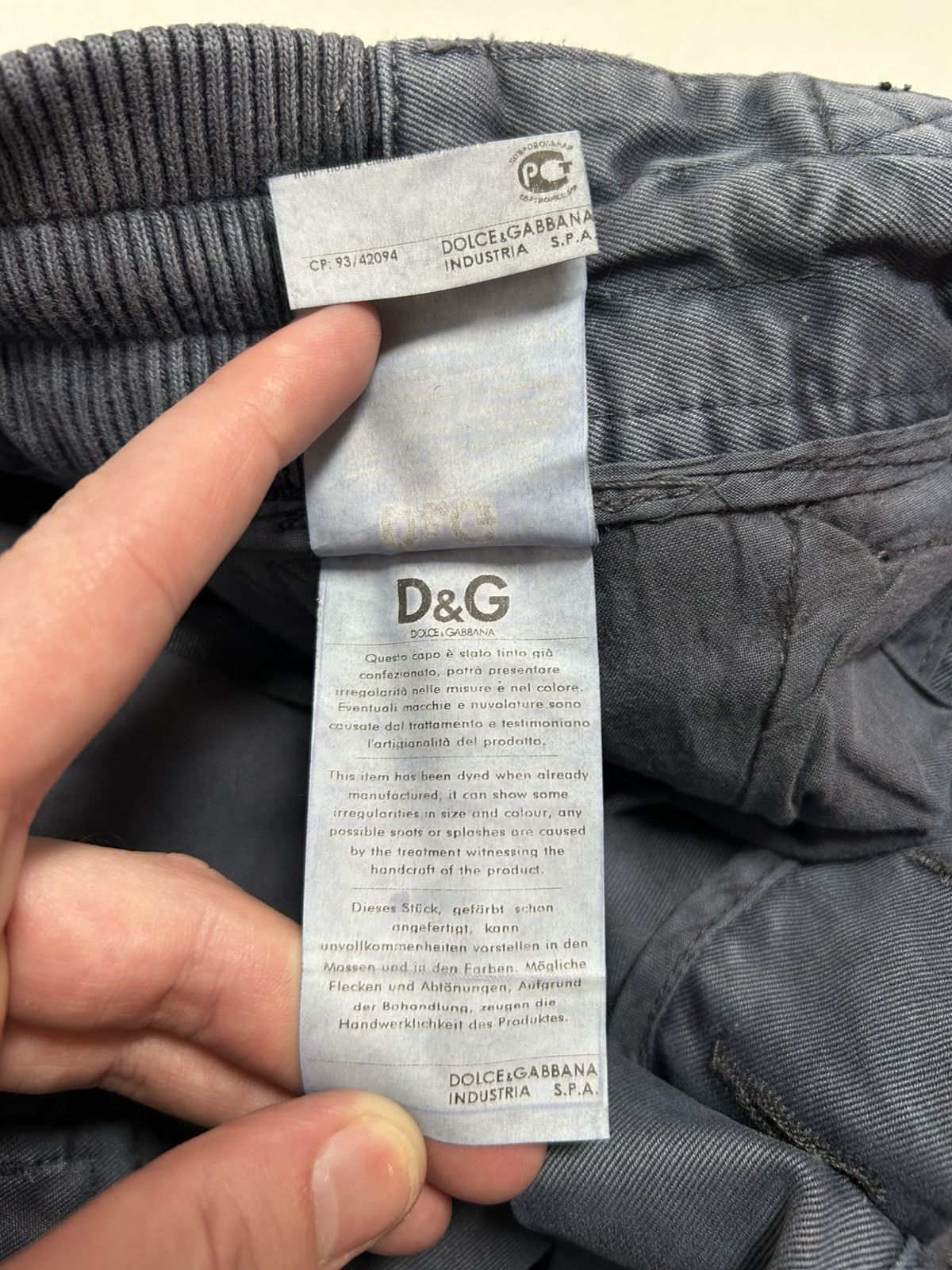 Dolce & Gabbana SS2011 Garment-Dyed Heavy Military Canvas Pants Size US 32 / EU 48 - 14 Thumbnail