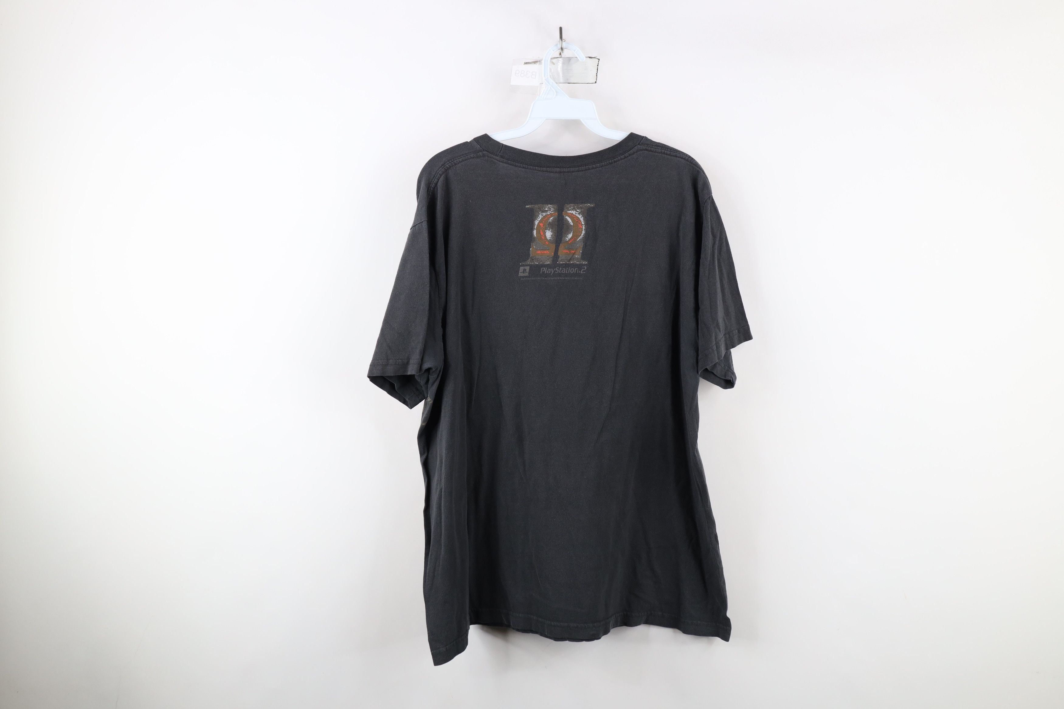 Vintage Vintage God of War Kratos Playstation 2 Video Game T-Shirt Size US XL / EU 56 / 4 - 11 Thumbnail