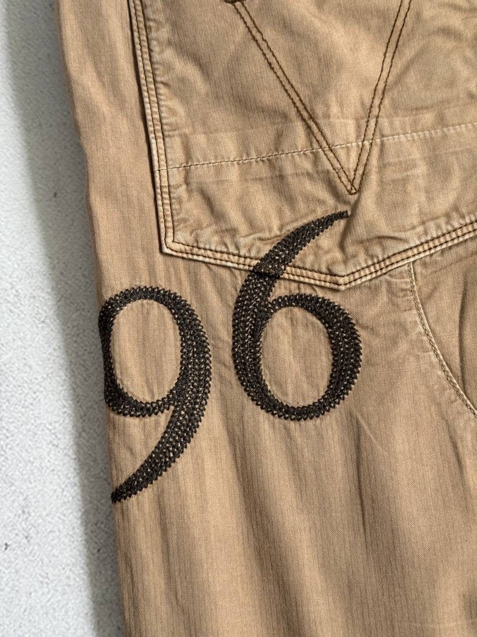 G-Star Vintage G Star Raw Pants Straight Big Logo Embroidered 96 Size US 34 / EU 50 - 4 Thumbnail