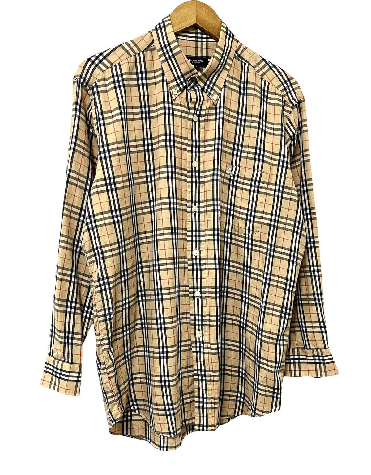 Burberry BURBERRY LONDON CLASSIC BEIGE NOVA CHECK LUXURY SHIRT Size US L / EU 52-54 / 3 - 2 Thumbnail