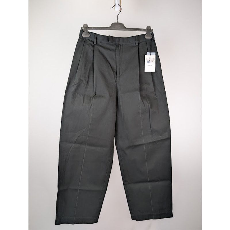Bottega Veneta o1rshd1 Relaxed-Fit Cotton Twill Trousers Pant in Camping Size US 32 / EU 48 - 2 Thumbnail