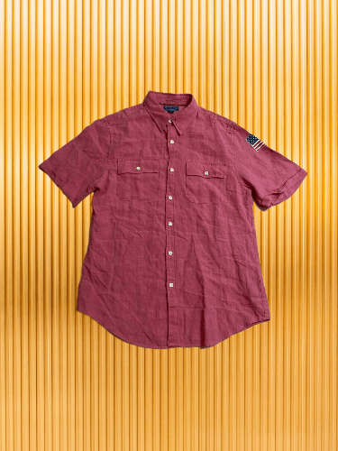 Polo Ralph Lauren × Vintage Polo Ralph Lauren Shirt Button Up Short Sleeve Vintage Size US L / EU 52-54 / 3 - 1 Thumbnail