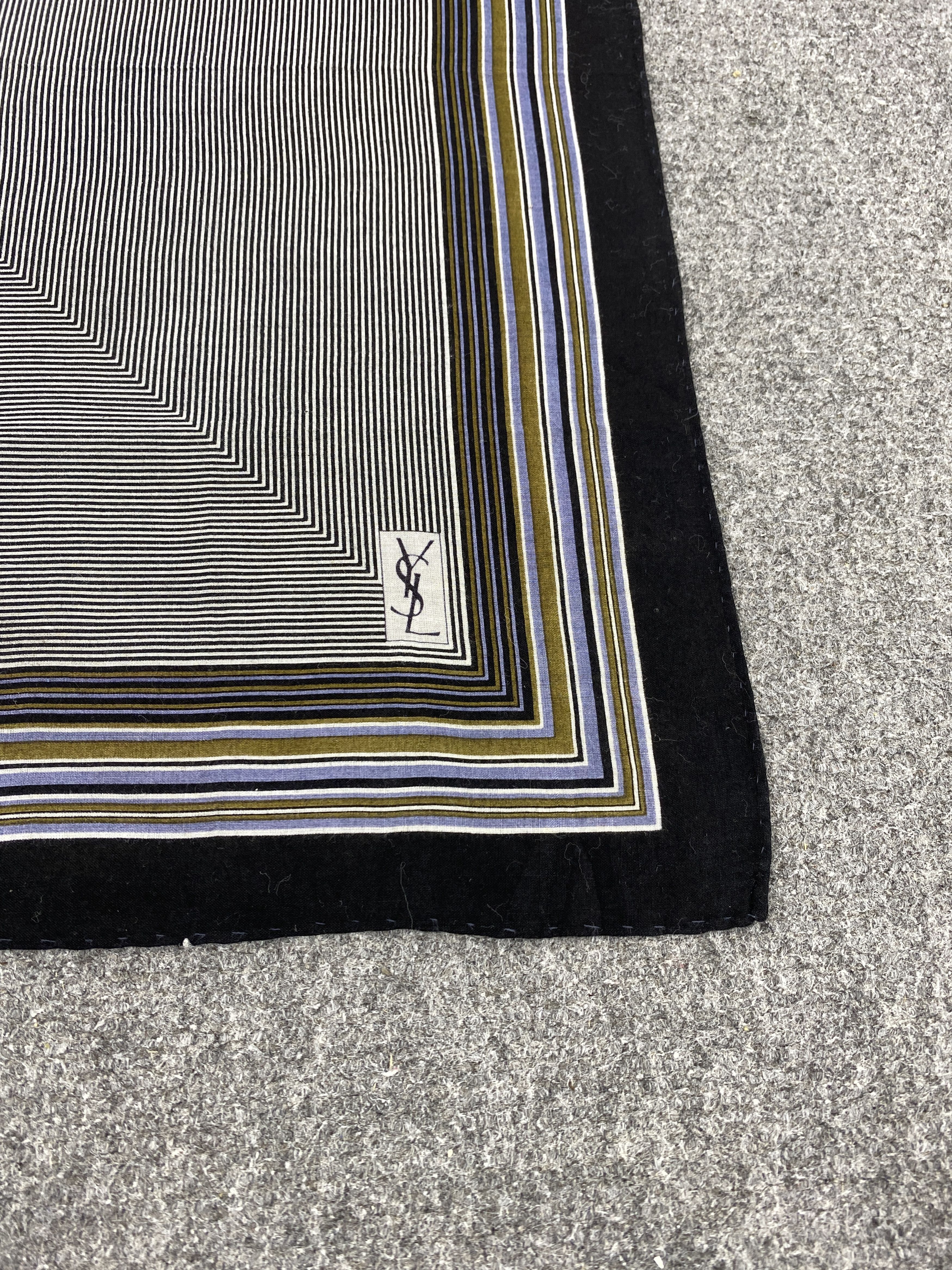 Yves Saint Laurent Yves Saint Laurent Handkerchief / Neckerchief KT0293 Size ONE SIZE - 5 Thumbnail
