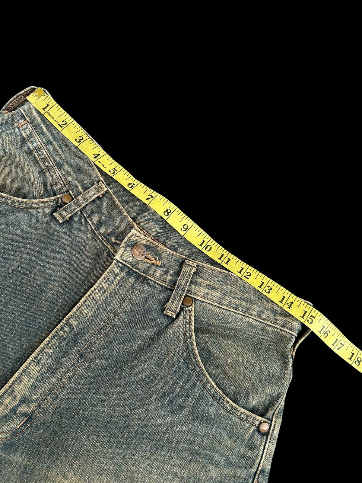 Kapital Vintage Wrangler Selvedge Rusty Mudwash Distressed Denim Size US 30 / EU 46 - 11 Thumbnail