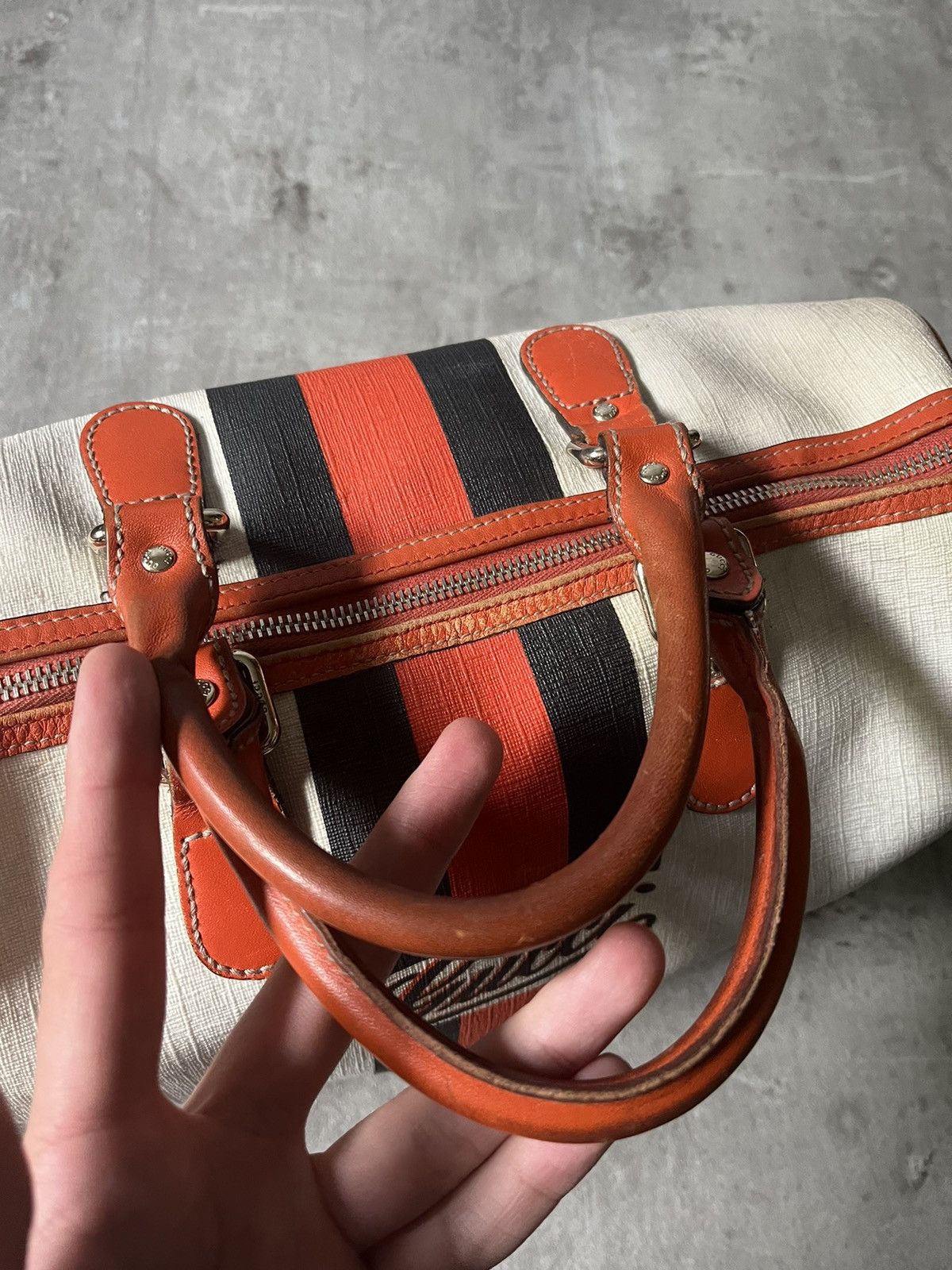 Gucci Gucci Boston canvas white bowling bag limited edition Size ONE SIZE - 20 Thumbnail