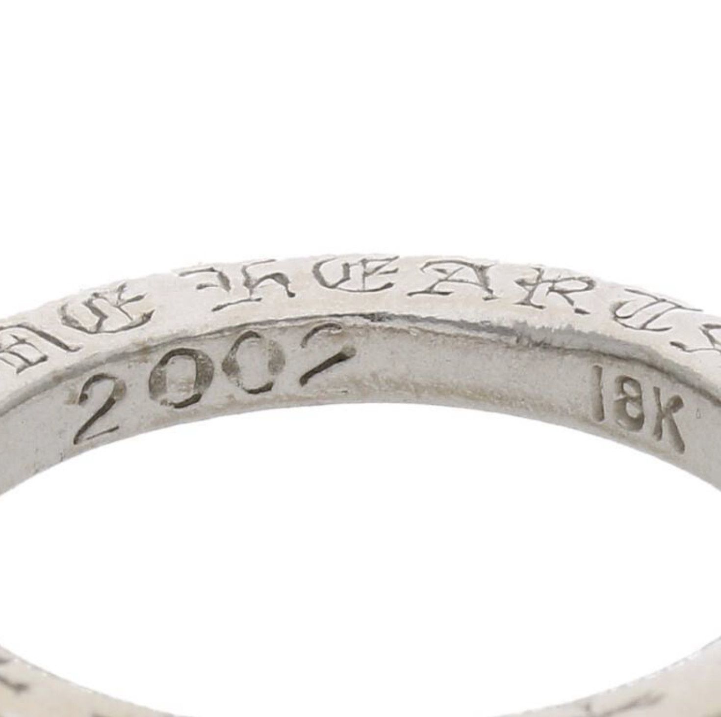 Chrome Hearts CHROME HEARTS 14K WHITE GOLD NTFL RING US 6 Size ONE SIZE - 5 Thumbnail